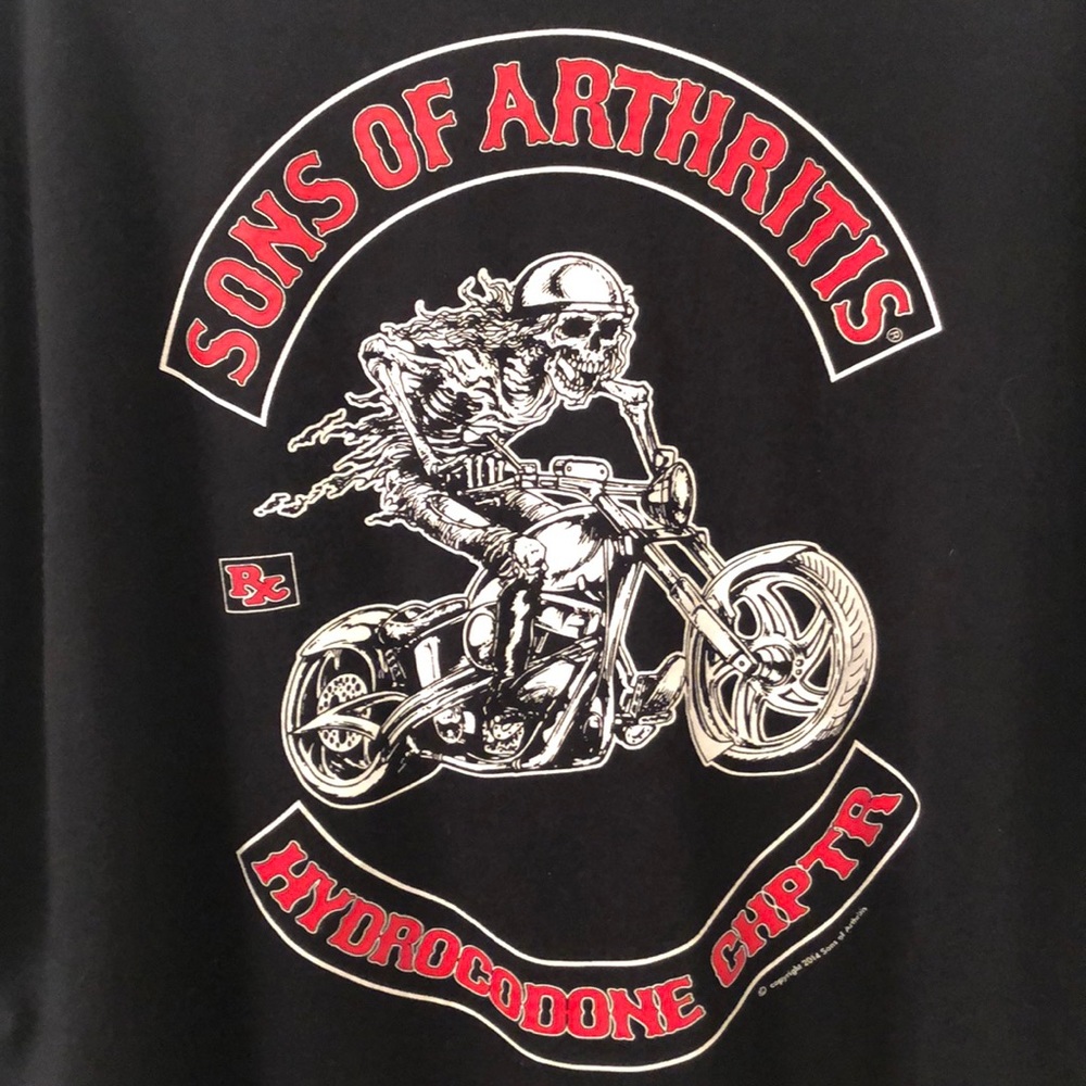 SOLD!!Sons of Arthritis funny tee big men’s size - Picture 3 of 5